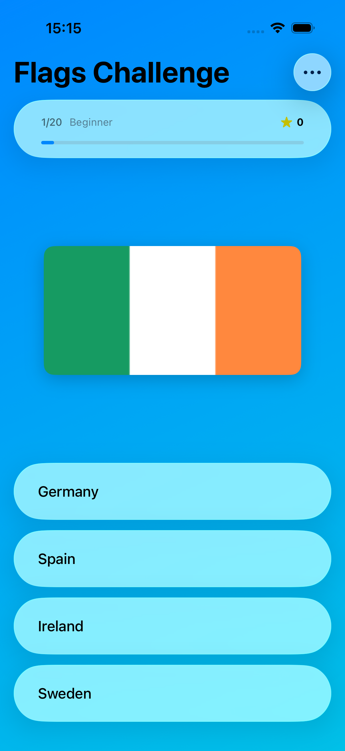 Flags mode screenshot